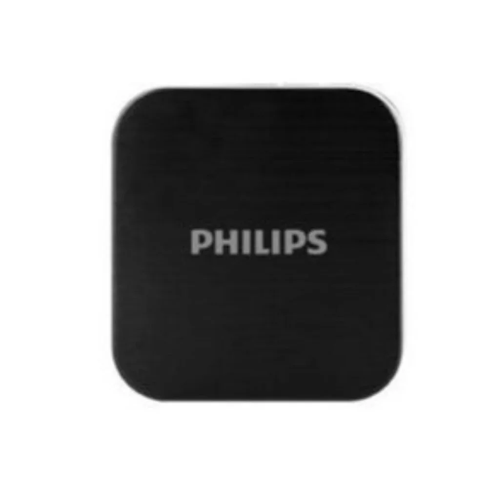 Philips Dual USM Wall Chager with USA-a/USB-C Charge Cable, Black
